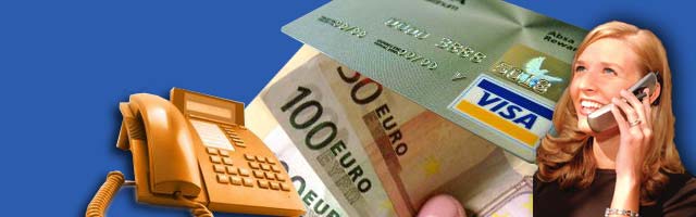 Pagamento Servizi Telefonici con Carta di Credito Pagamento Servizi Telefonici con Carta di Credito